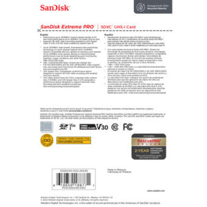 SanDisk 256GB SD card